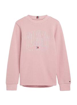 Sweat Tommy Hilfiger Bold Varsity Rose Garçon