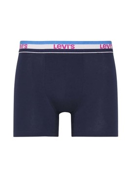 Box Gift 3 Boxer Levis Bleu pour Homme