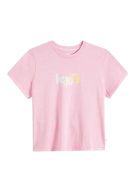 T Shirt Levis Graphic Classic Rose pour Femme