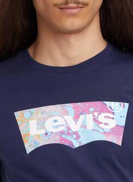 T-Shirt Levis Graphic Crewneck Marina Homme
