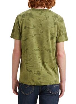 T-Shirt Levis SS Original HM Vert pour Homme