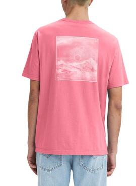 T-Shirt Levis Relaxed Fit Wave Rose Homme