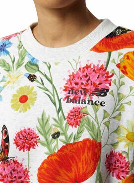 Sweat New Balance Essentials Super Bloom Print