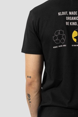 T-Shirt Klout Recycler Noire