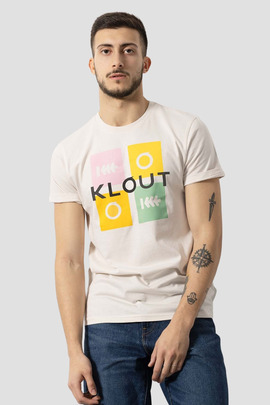 T-Shirt Klout Puzzle Beige