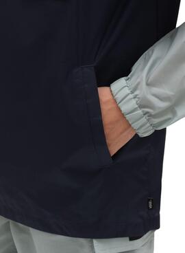 Coupe-vent Vans Summer Camp Gris et Bleu Marine Homme