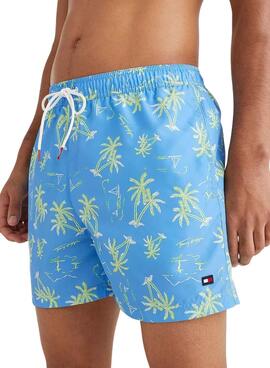 Slip De Bain Tommy Hilfiger Drawstring Impression bleue