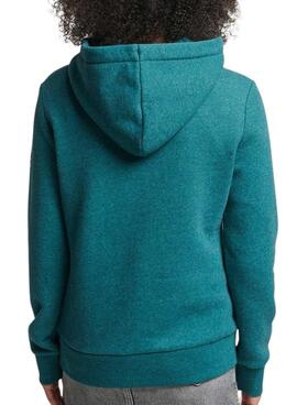 Sweat Superdry Vintage Vl Interest  Bleu Femme