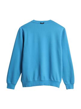 Sweat Napapijri B-Hitra Bleu pour Homme