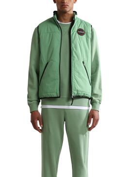 Sweat Napapijri B-Hitra Vert pour Homme