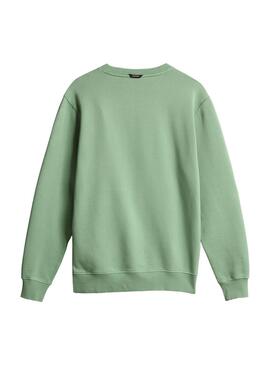 Sweat Napapijri B-Hitra Vert pour Homme