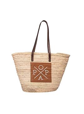 Sac à Main Popa Jennifer Beige pour Femme