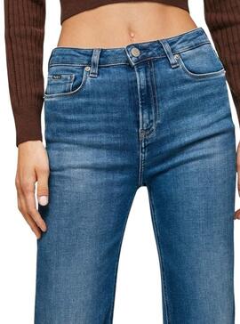 Jeans Pepe Jeans Willa Bleu pour Femme