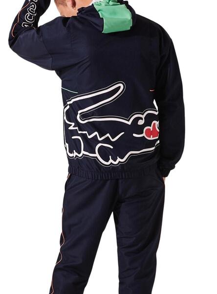 Surv tement Lacoste Sport Bleu Marine pour Homme