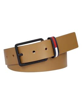 Ceinture Tommy Hilfiger Elevated Flag Marron