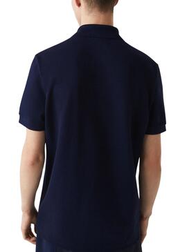 Polo Lacoste Made In France Bleu Marine pour Homme