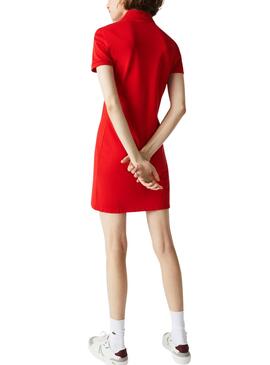 Robe Lacoste EF5473 Rouge pour Femme