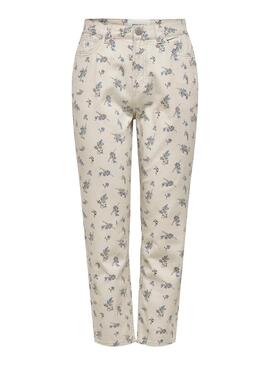 Jeans Only Imprimé Masha Beige Femme