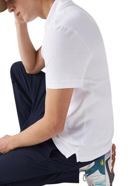 Polo Lacoste Basico Blanc Hommes