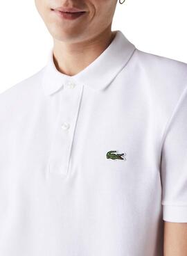 Polo Lacoste Basico Blanc Hommes