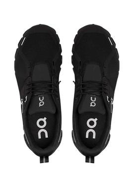 Baskets On Running Cloud 5 Waterproof Noire