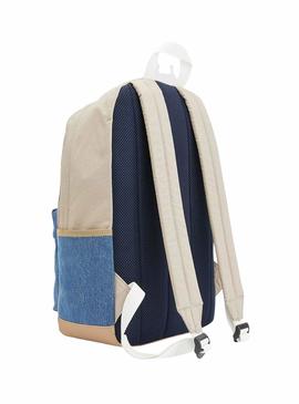 Sac À Dos Tommy Jeans College Beige pour Homme