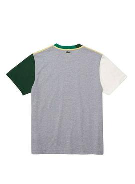 T-Shirt Lacoste Live Couleur Block Vert
