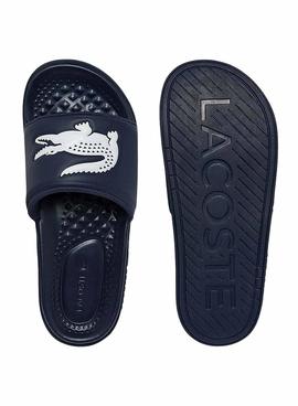 Flip flops Lacoste Dualiste Bleu Bleu Marine pour Homme