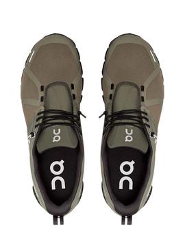 Baskets On Running Nuage 5 Waterproof Vert