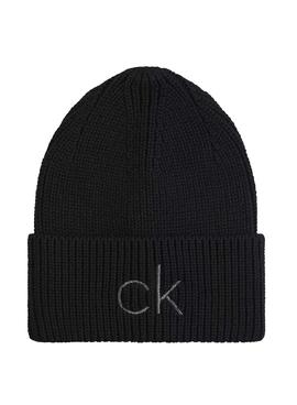 Chapeau Calvin Klein Essential Beanie  Noire Femme