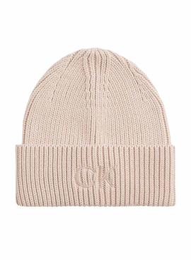 Chapeau Calvin Klein Essential Beanie Rose Femme