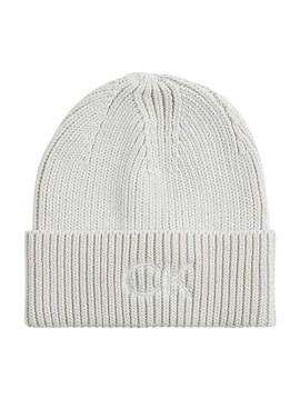 Chapeau Calvin Klein Essential Beanie  Blanc Femme