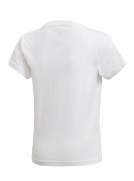 T-Shirt Tee-shirt Adidas Trefoil Blanc Enfantes 