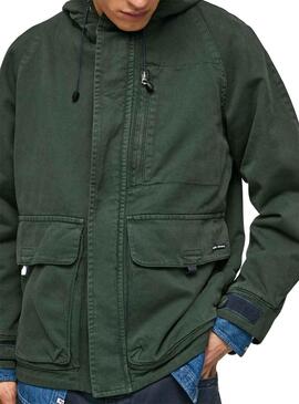 Veste Pepe Jeans Joshua Vert pour Homme