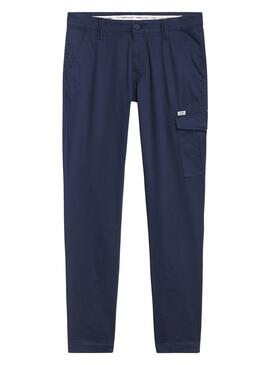 Pantalon Tommy Jeans Scanton Bleu Marine pour Homme
