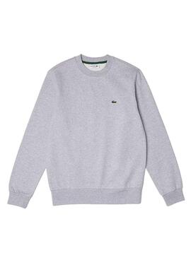 Sweat Lacoste Basic Gris pour Homme