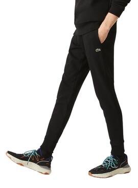 Pantalon de Survêtement Lacoste Basic Noire Homme