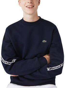 Sweat Lacoste Classic Fit Bleu Marine pour Homme
