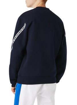Sweat Lacoste Classic Fit Bleu Marine pour Homme