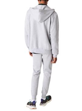 Survêtement Lacoste Hooded Gris pour Homme