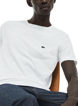 T-Shirt Lacoste Basico Homme Blanc