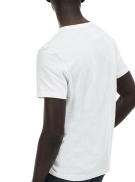 T-Shirt Lacoste Basico Homme Blanc