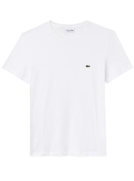 T-Shirt Lacoste Basico Homme Blanc