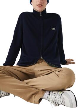 Veste Col roulé Lacoste Bleu marine pour Homme