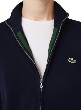 Veste Col roulé Lacoste Bleu marine pour Homme