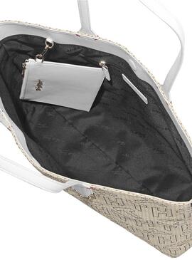 Sac À Main Tommy Hilfiger Tote Paja Monogram  pour Femme