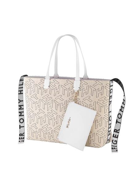 Sac A Main Tommy Hilfiger Tote Paja Monogram pour Femme
