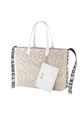 Sac À Main Tommy Hilfiger Tote Paja Monogram  pour Femme