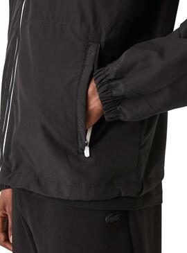Veste Bomber Lacoste Noire pour Homme