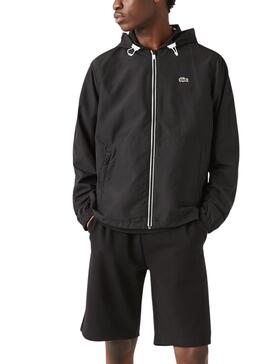 Veste Bomber Lacoste Noire pour Homme